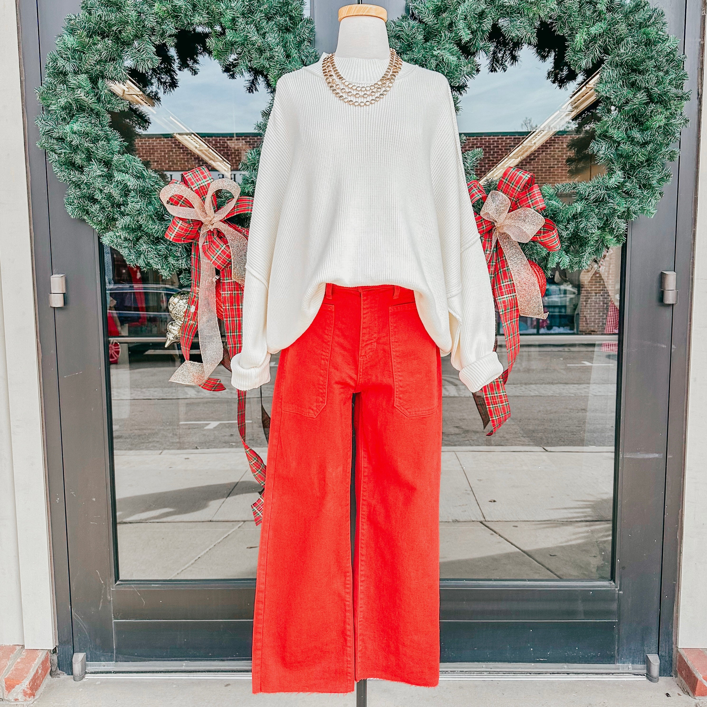 Utility Wide Leg Jeans