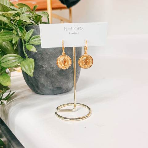 Dangly Coin Earrings