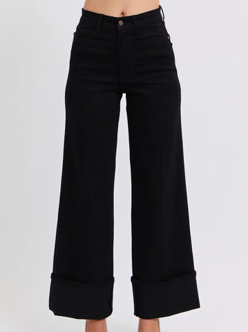 The Vienna Black Straight Leg Jean