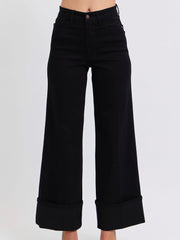 The Vienna Black Straight Leg Jean