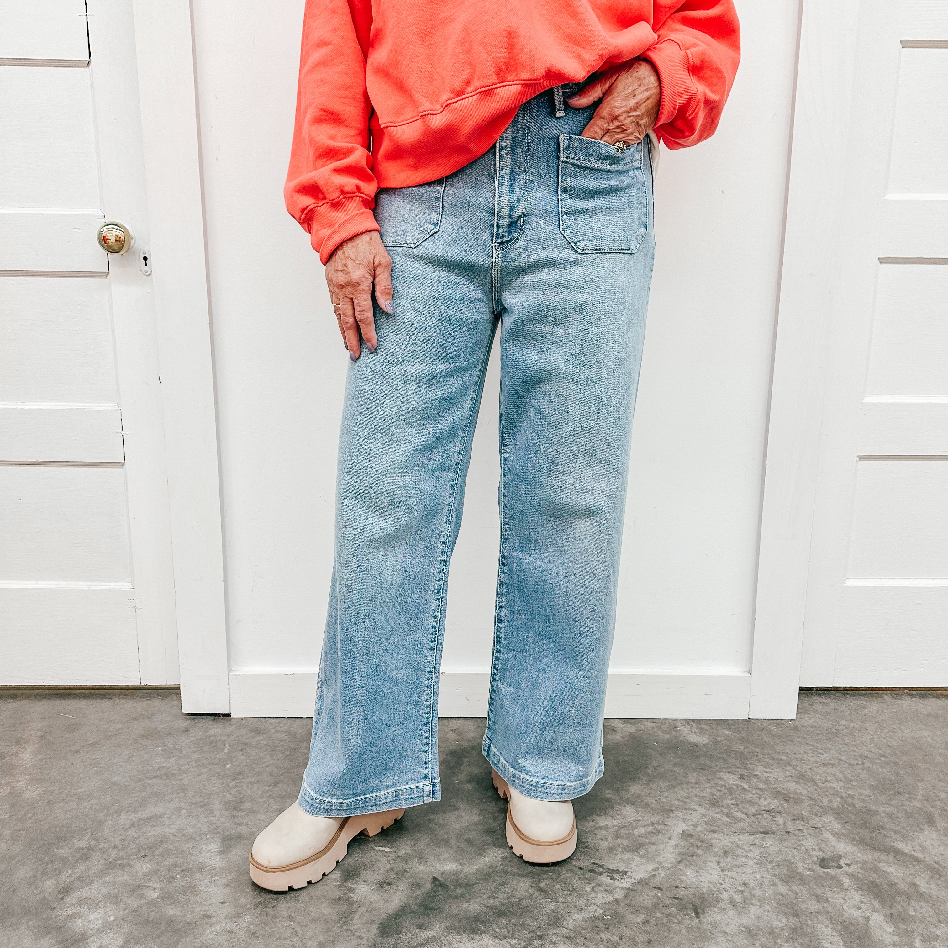 Macy Pocket High Rise Jeans