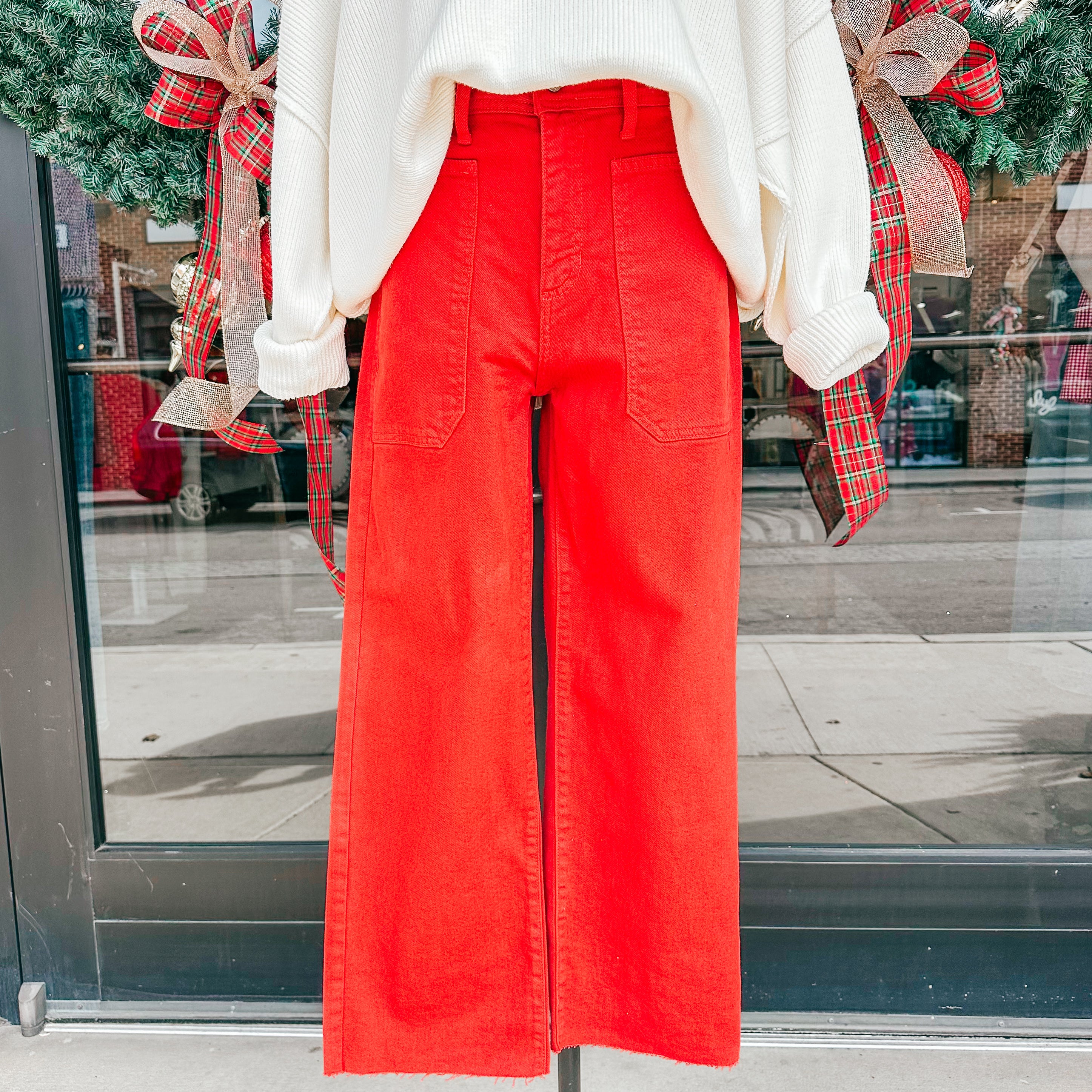 Utility Wide Leg Jeans
