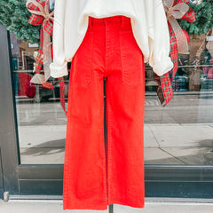 Utility Wide Leg Jeans
