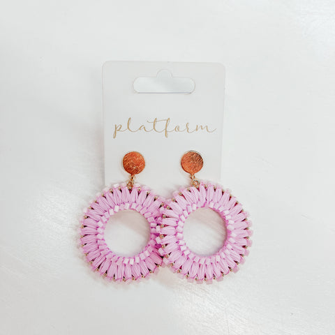 Lucille Lilac Earrings