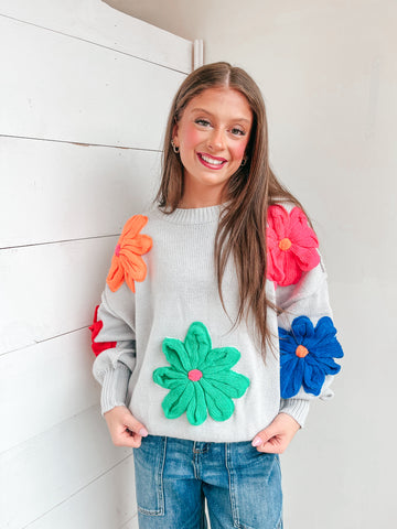 Happy Bloom Sweater