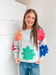 Happy Bloom Sweater