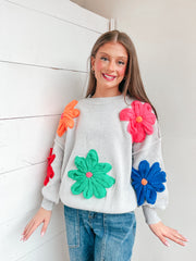 Happy Bloom Sweater