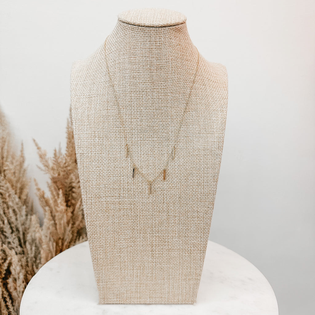 Golden Stairway Necklace