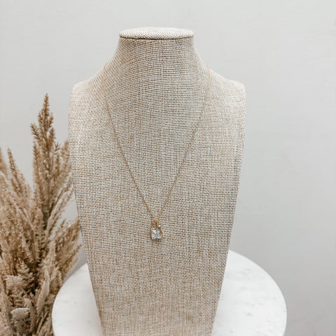 Locked Diamond Necklace