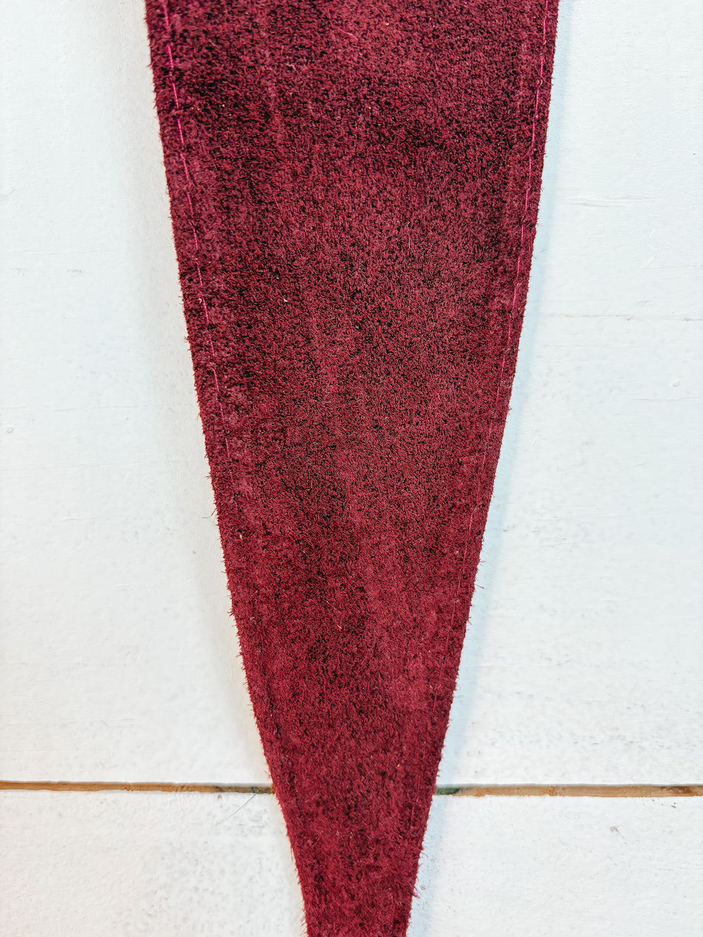 Mary Jane Suede Genuine Leather Belt