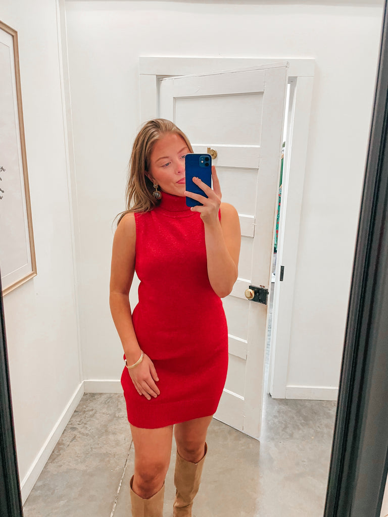 The Red Noel Sweater Dress