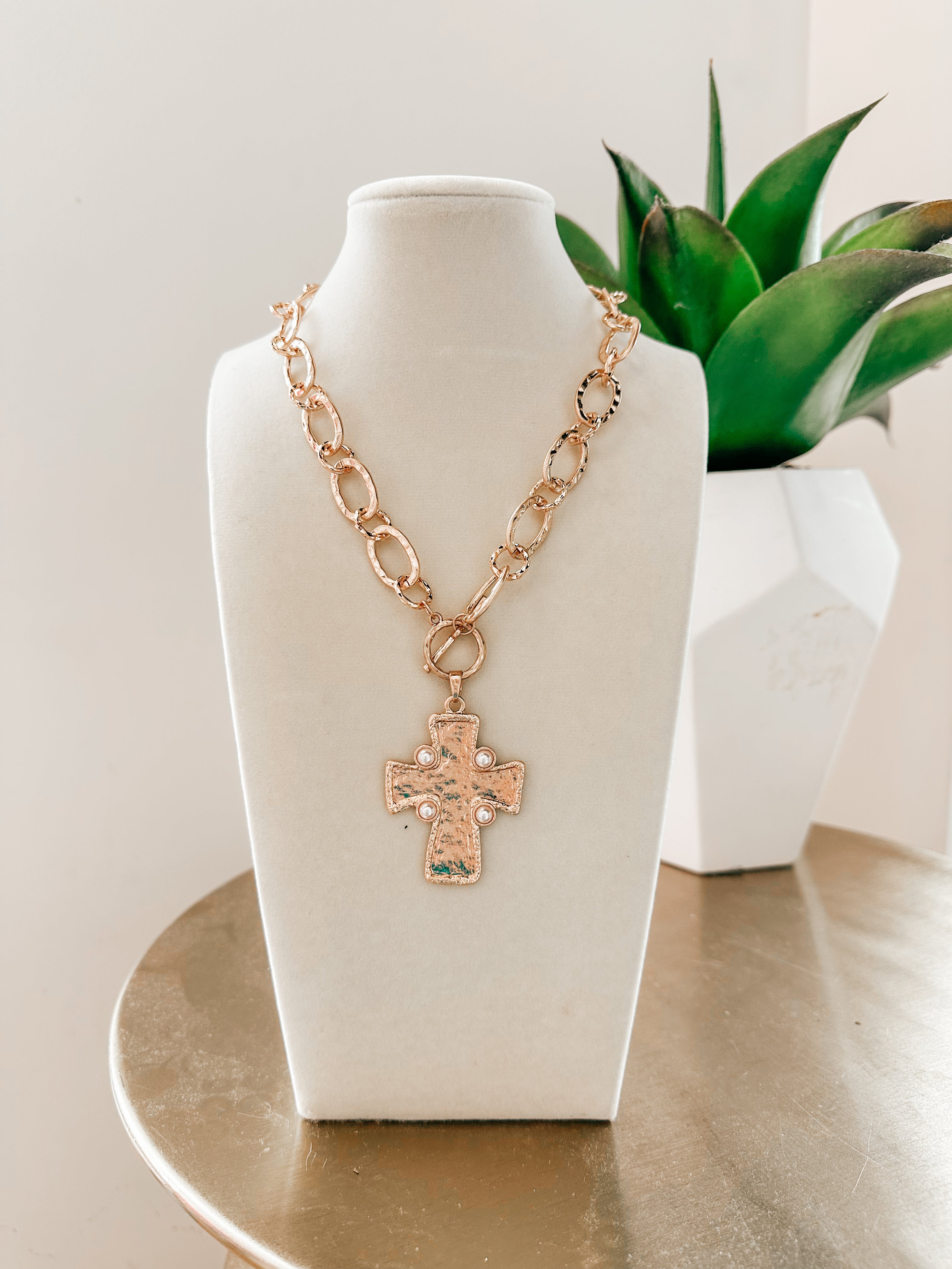 The One Cross Statement Necklace
