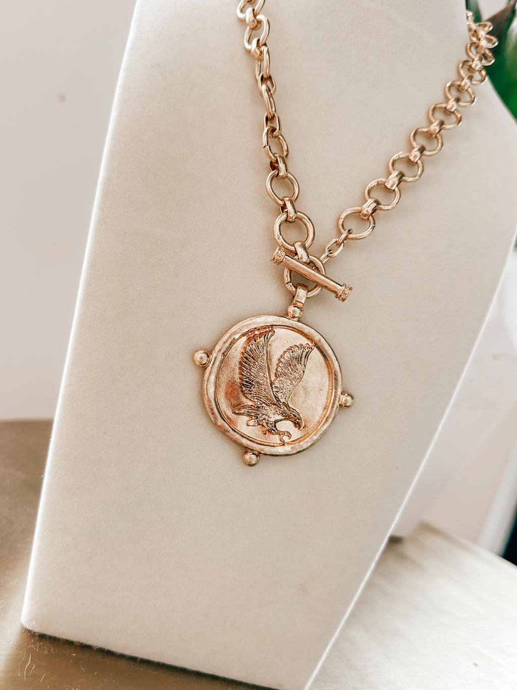 Eagle Pendant Statement Necklace