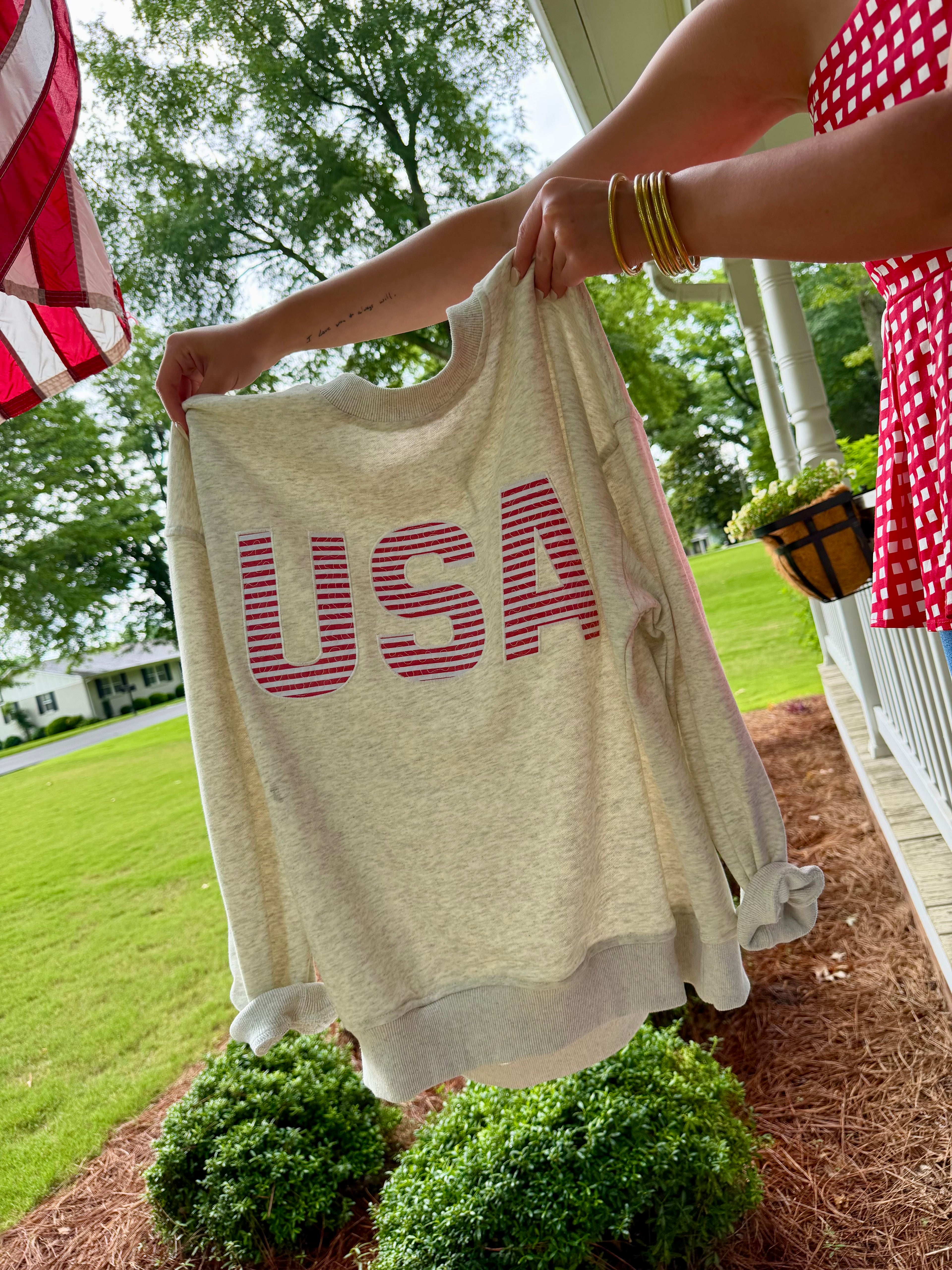 Saluting USA Pullover