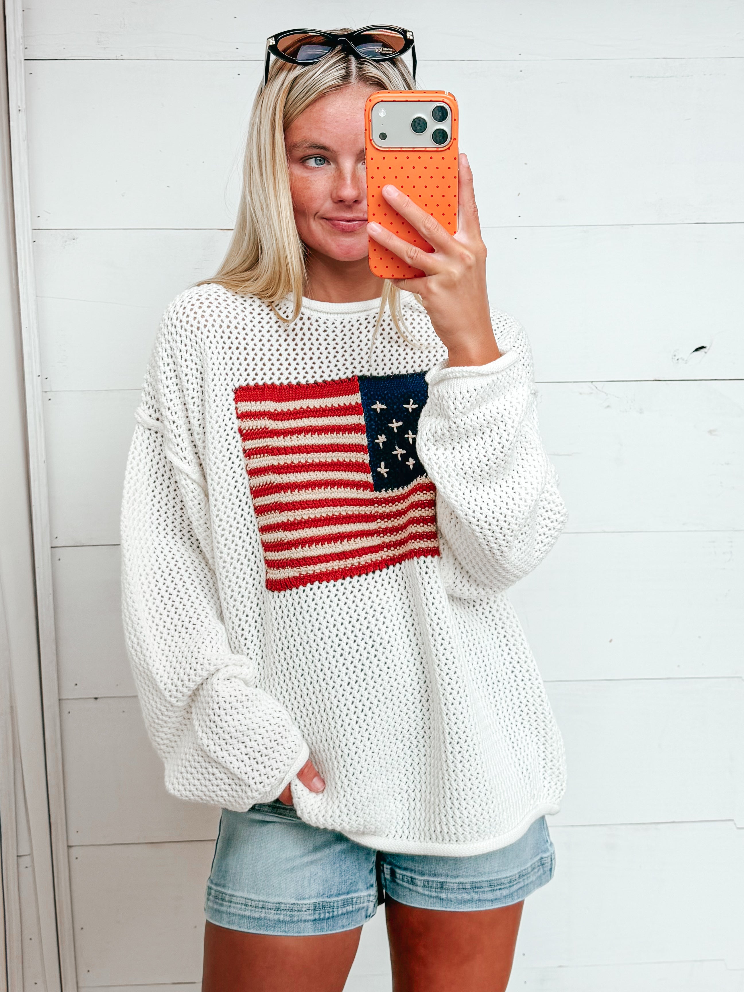 Freedom Flag Sweater