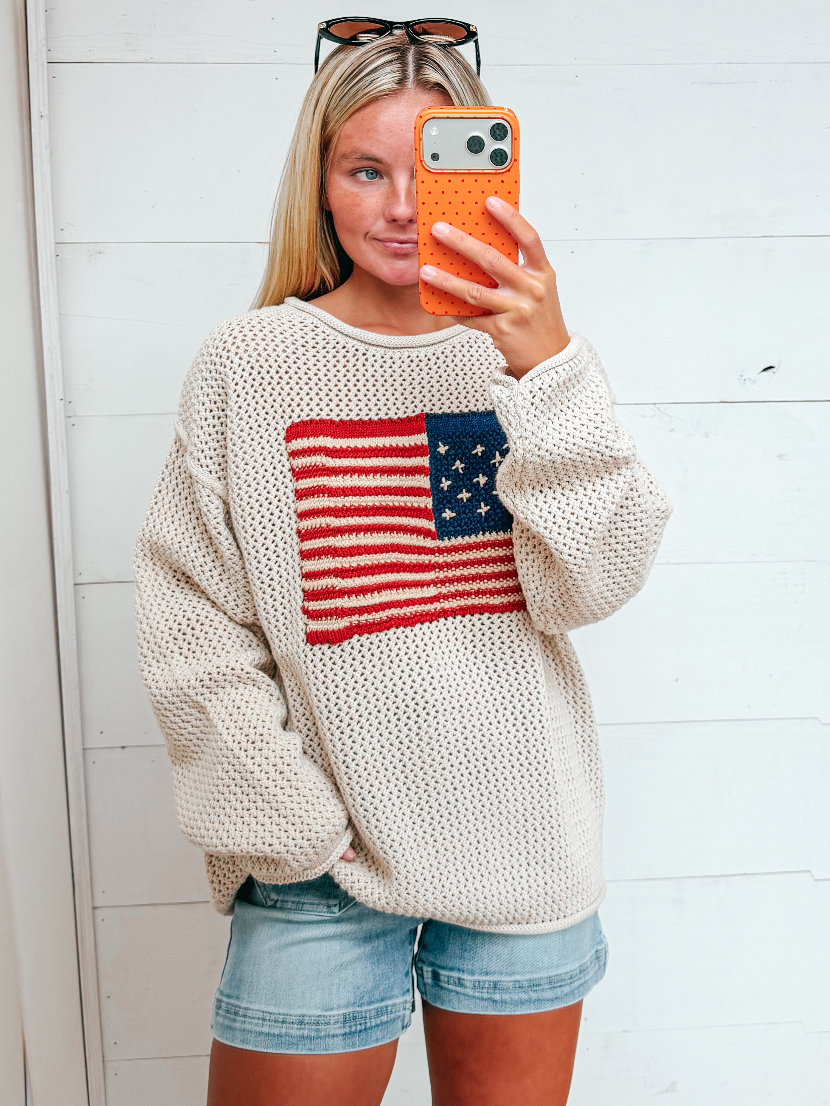 Freedom Flag Sweater