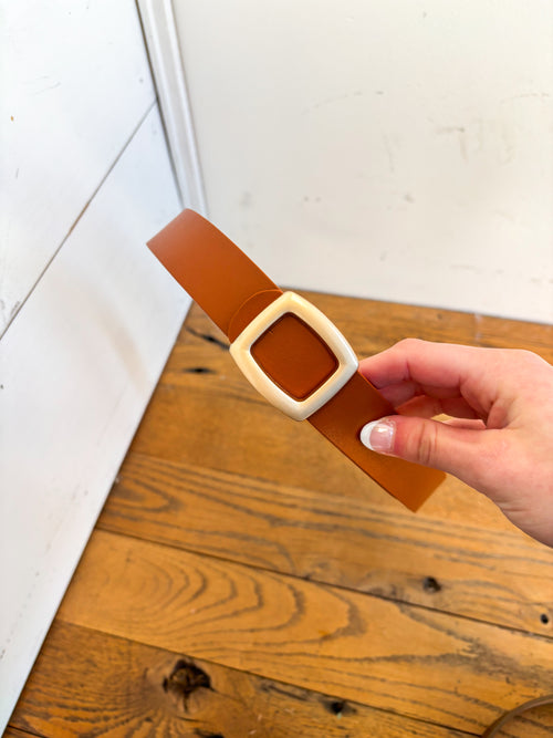 Annalise Square Buckle Belt
