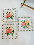 Scalloped Rose Ring Dish
