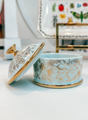 Colette Round Porcelain Box