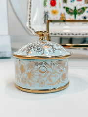 Colette Round Porcelain Box