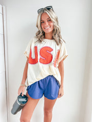USA Patchwork Top