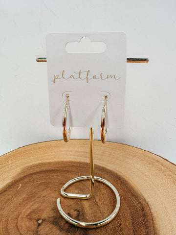 Oleana Gold Hoops
