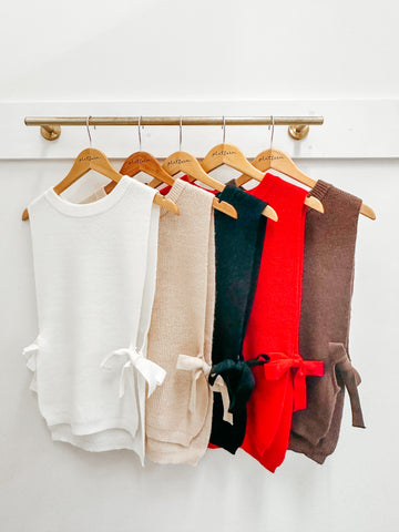 Slow Burn Tie Sweater Vest