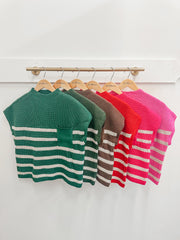 Simply Striped Sweater Top
