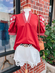 Charli Stitch Top