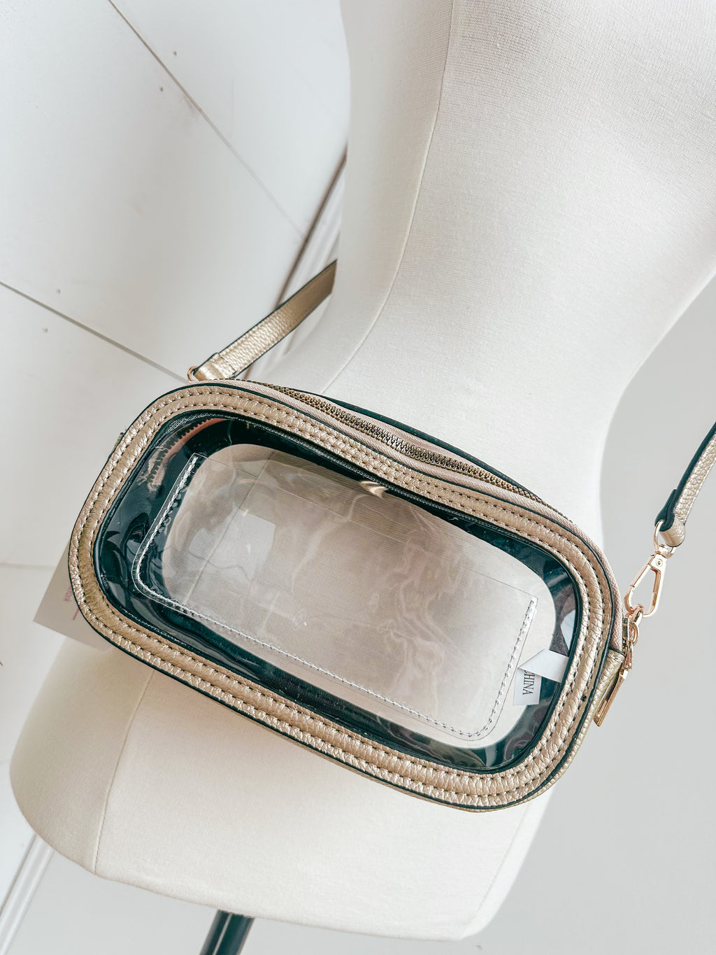 Cassie Clear Stadium Purse