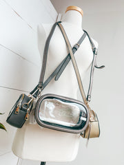 Cassie Clear Stadium Purse