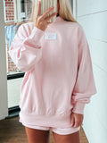 PINK LuLu Mac MockNeck Set