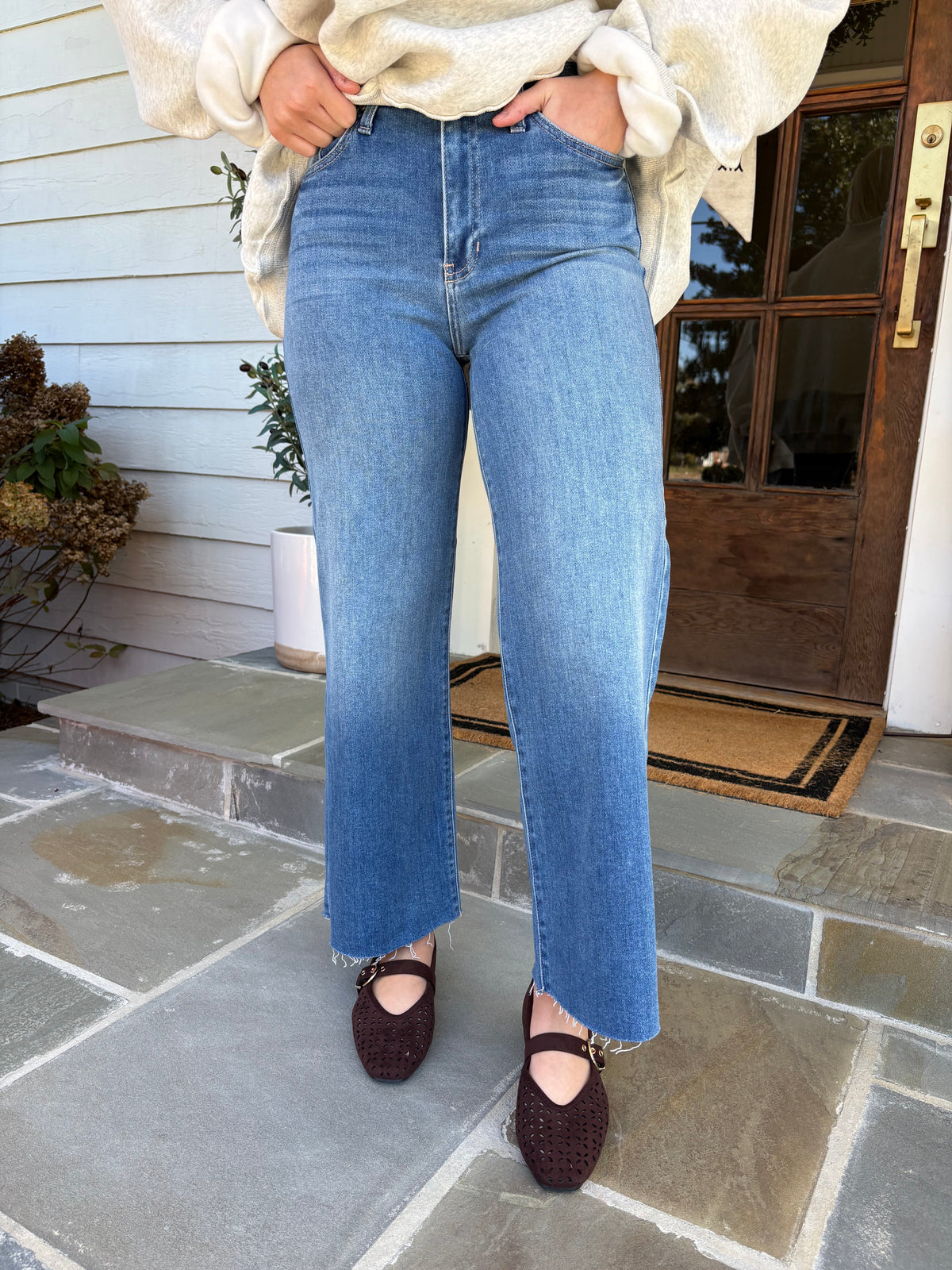 Cindy Cut Wide Leg Jeans