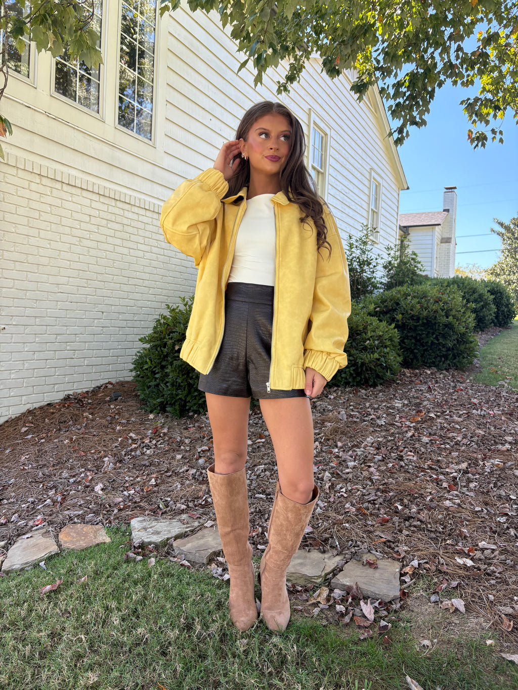 Amber Skies Leather Jacket