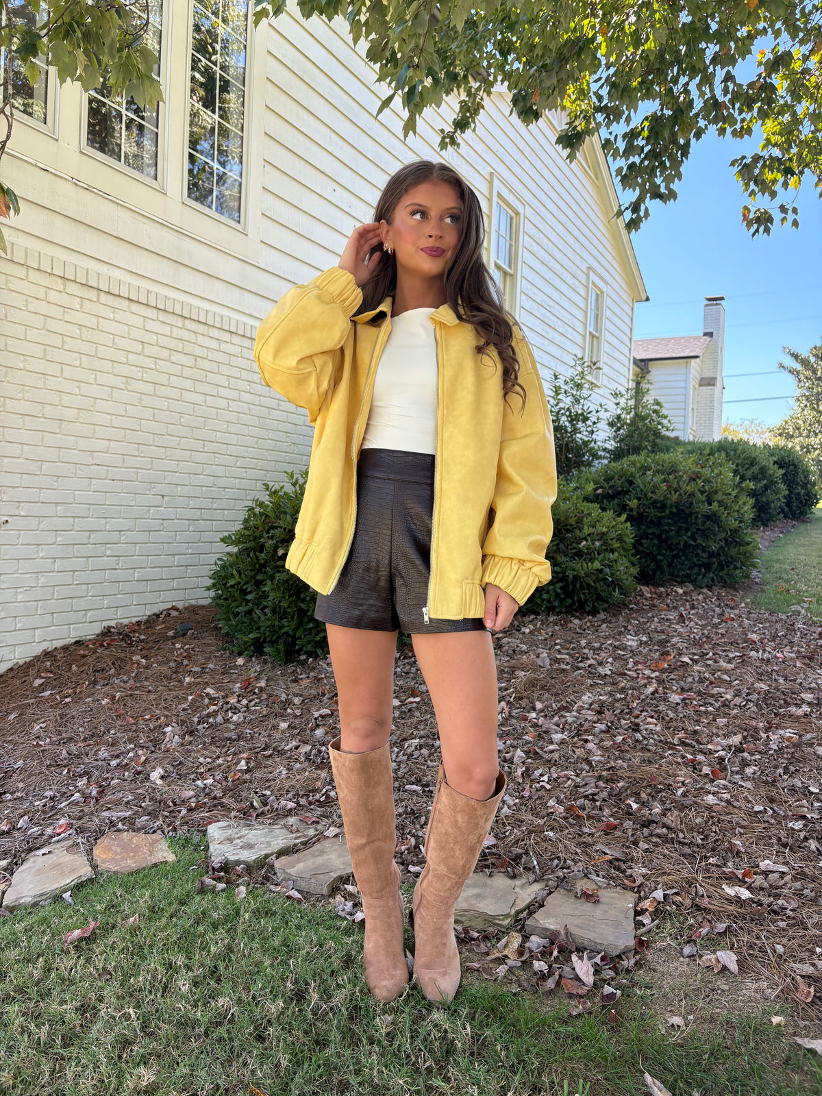 Amber Skies Leather Jacket