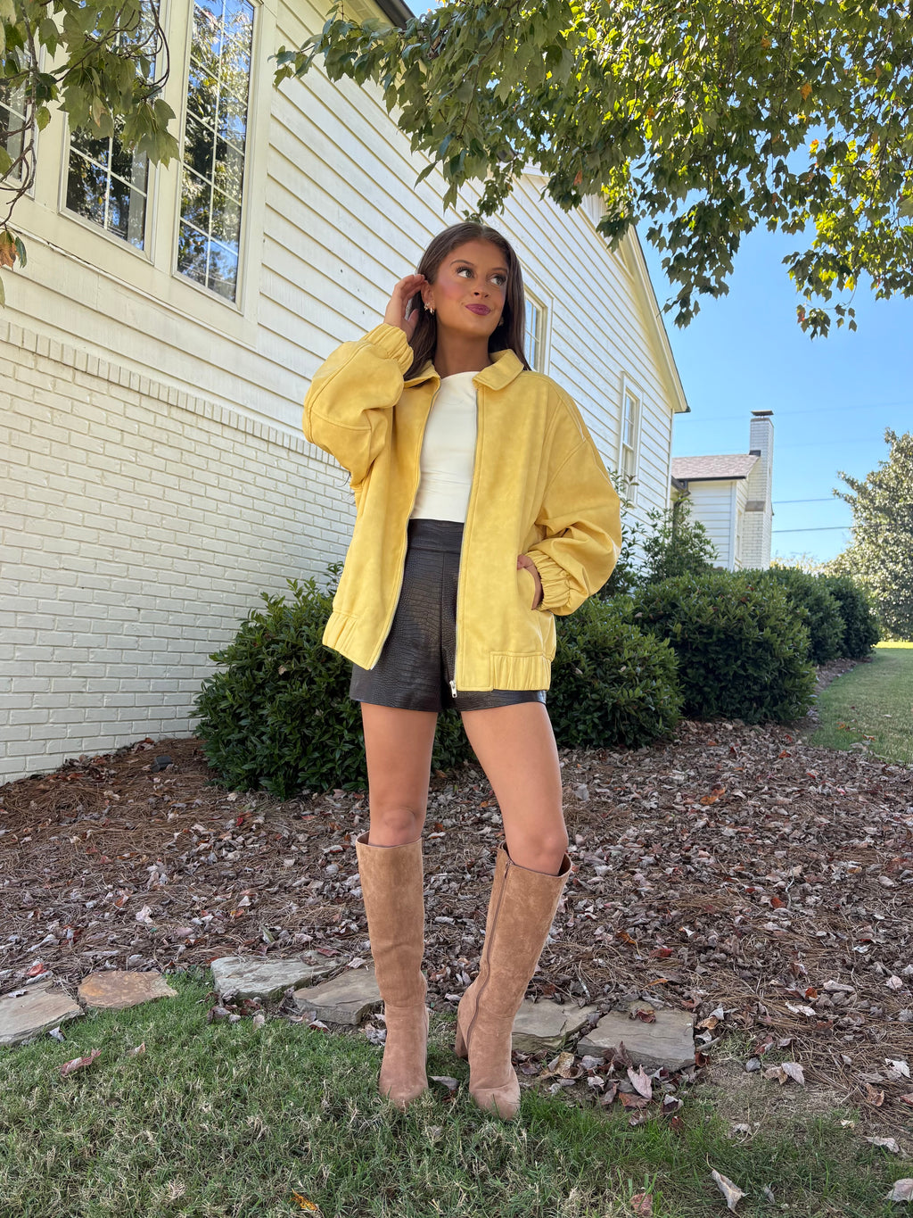 Amber Skies Leather Jacket