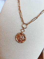Lion Stamp Necklace