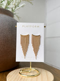 Golden Cascade Earrings