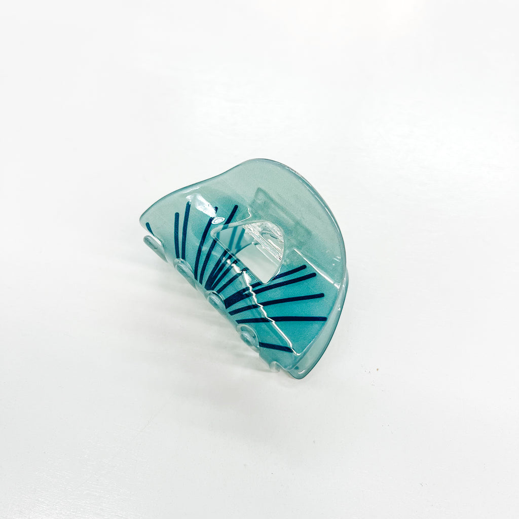 Cerulean Claw Clip