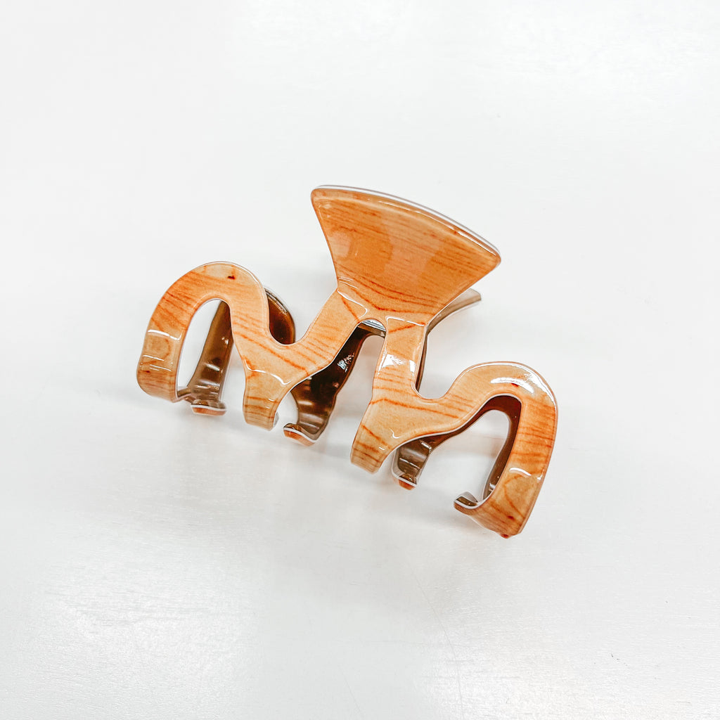 Bamboo Claw Clip