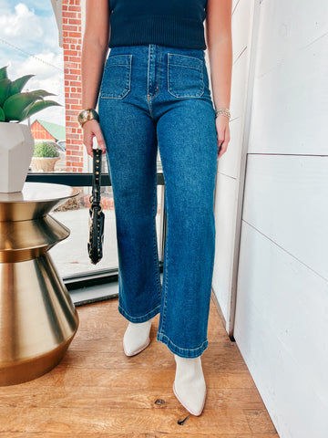Macy Pocket High Rise Jeans