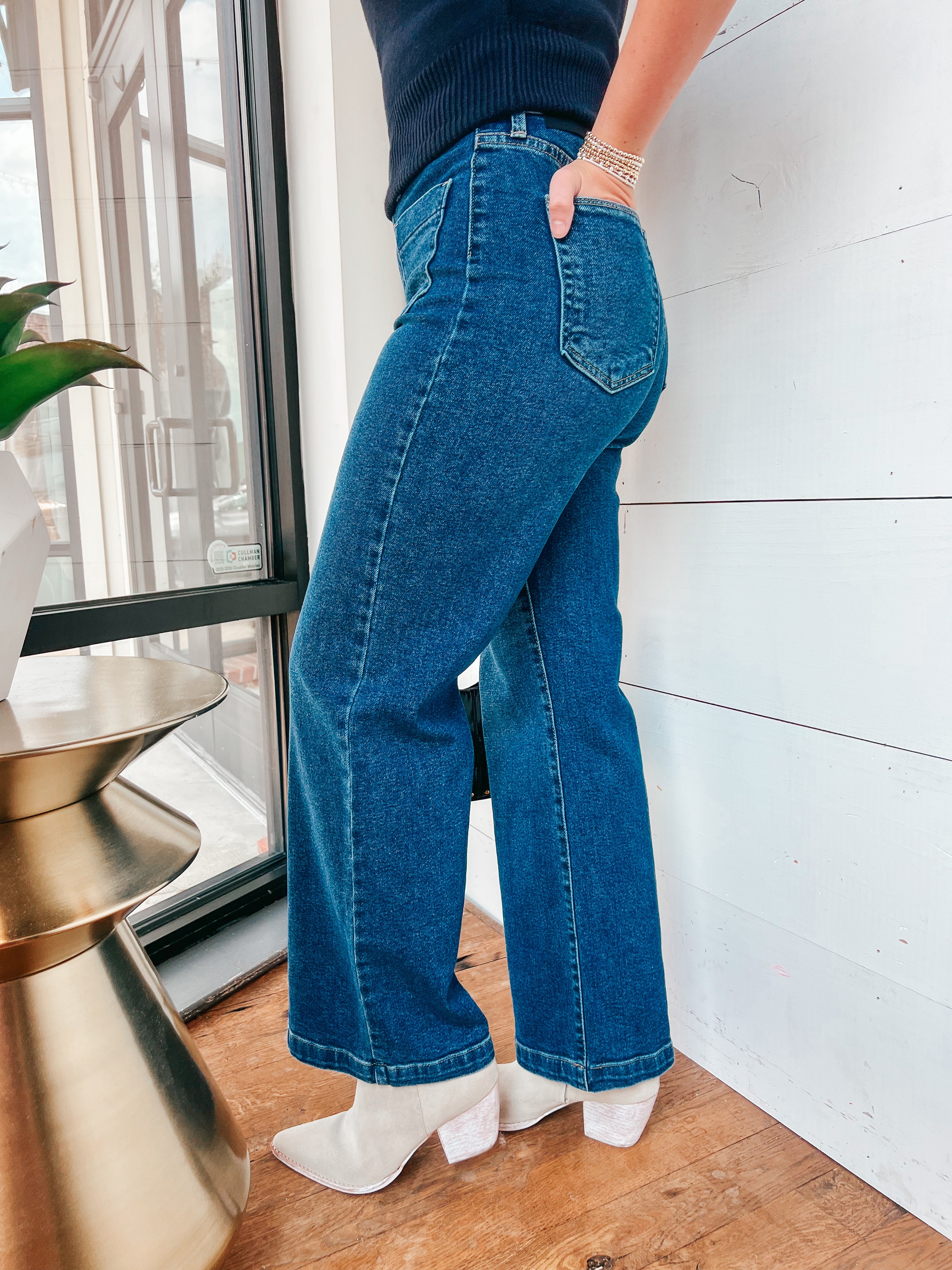 Macy Pocket High Rise Jeans