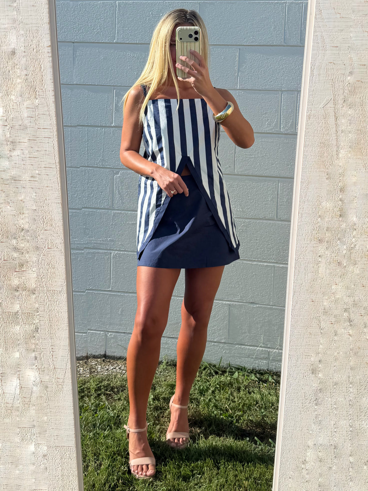 Navy Stripe Set
