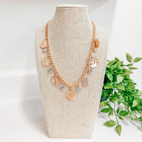 Perfectly Placed Charm Necklace