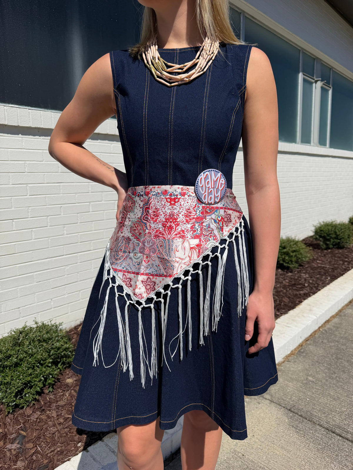 Fantasy Tie Fringe Scarf
