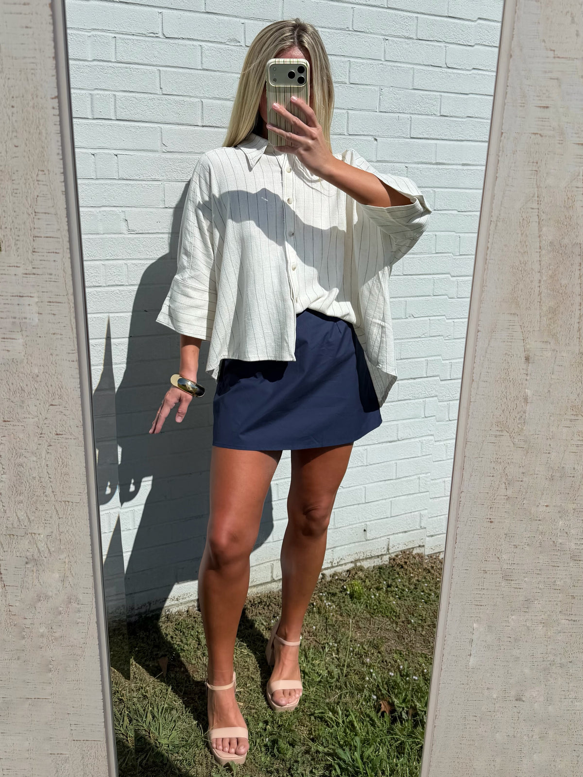 Living In Linen Blouse
