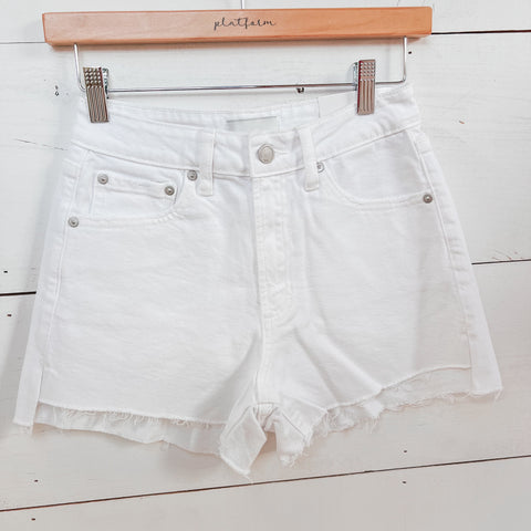 Vintage White Denim Shorts