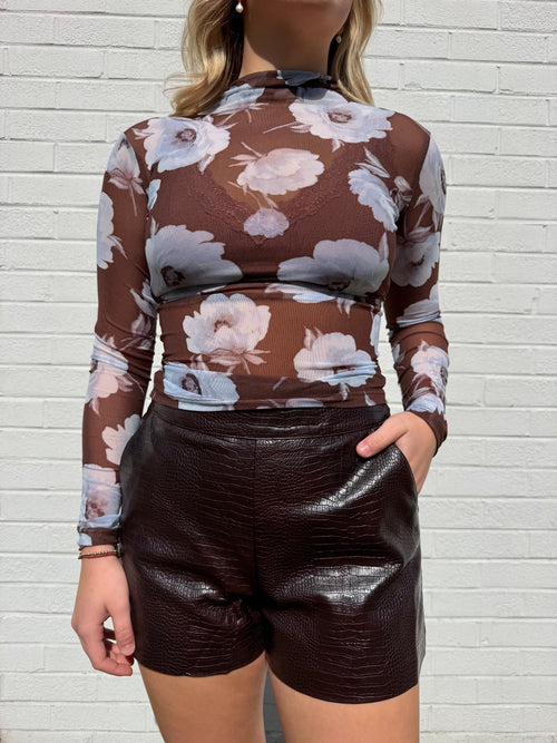 Autumn Blues Top