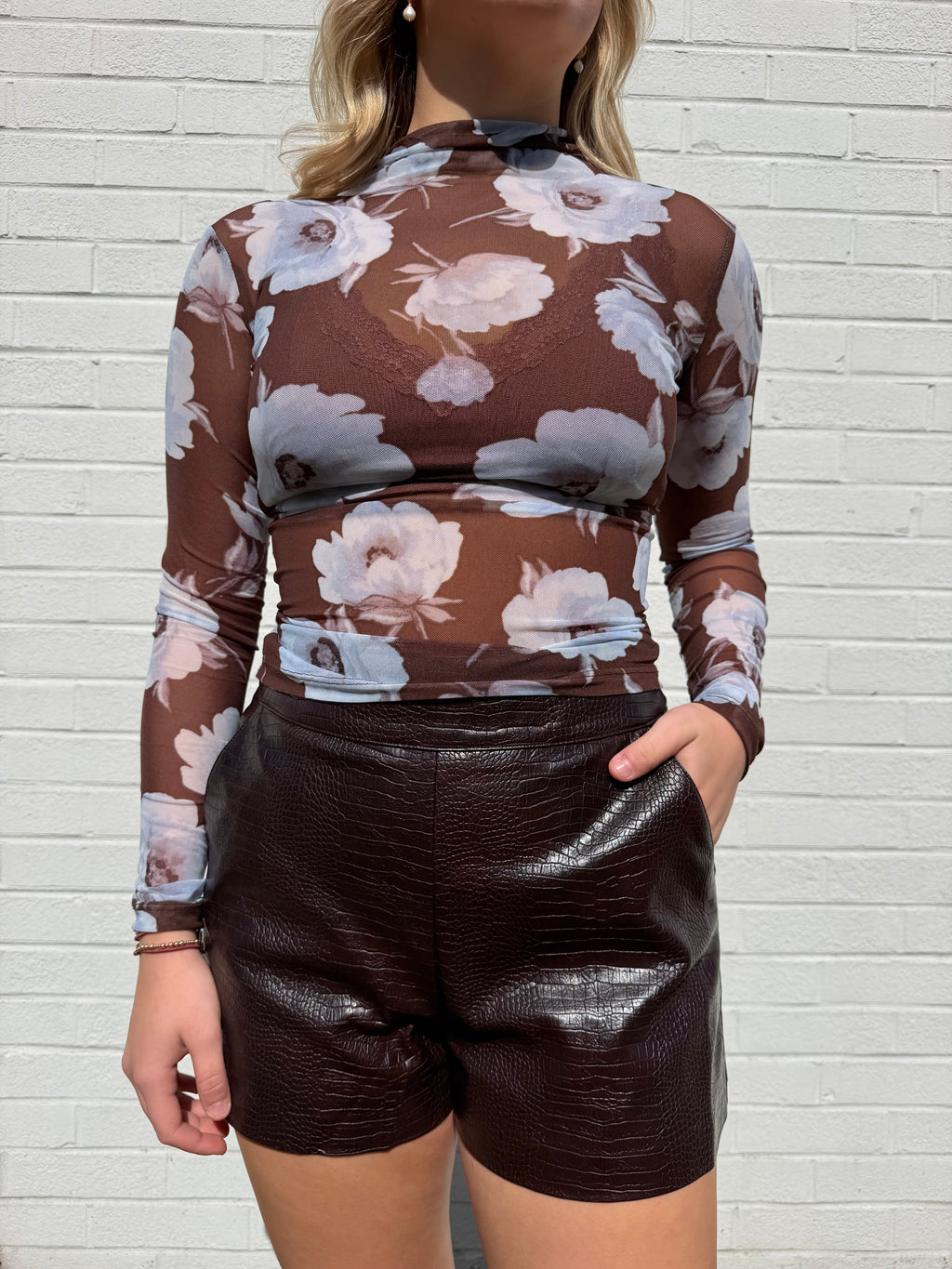Lennon Leather Shorts