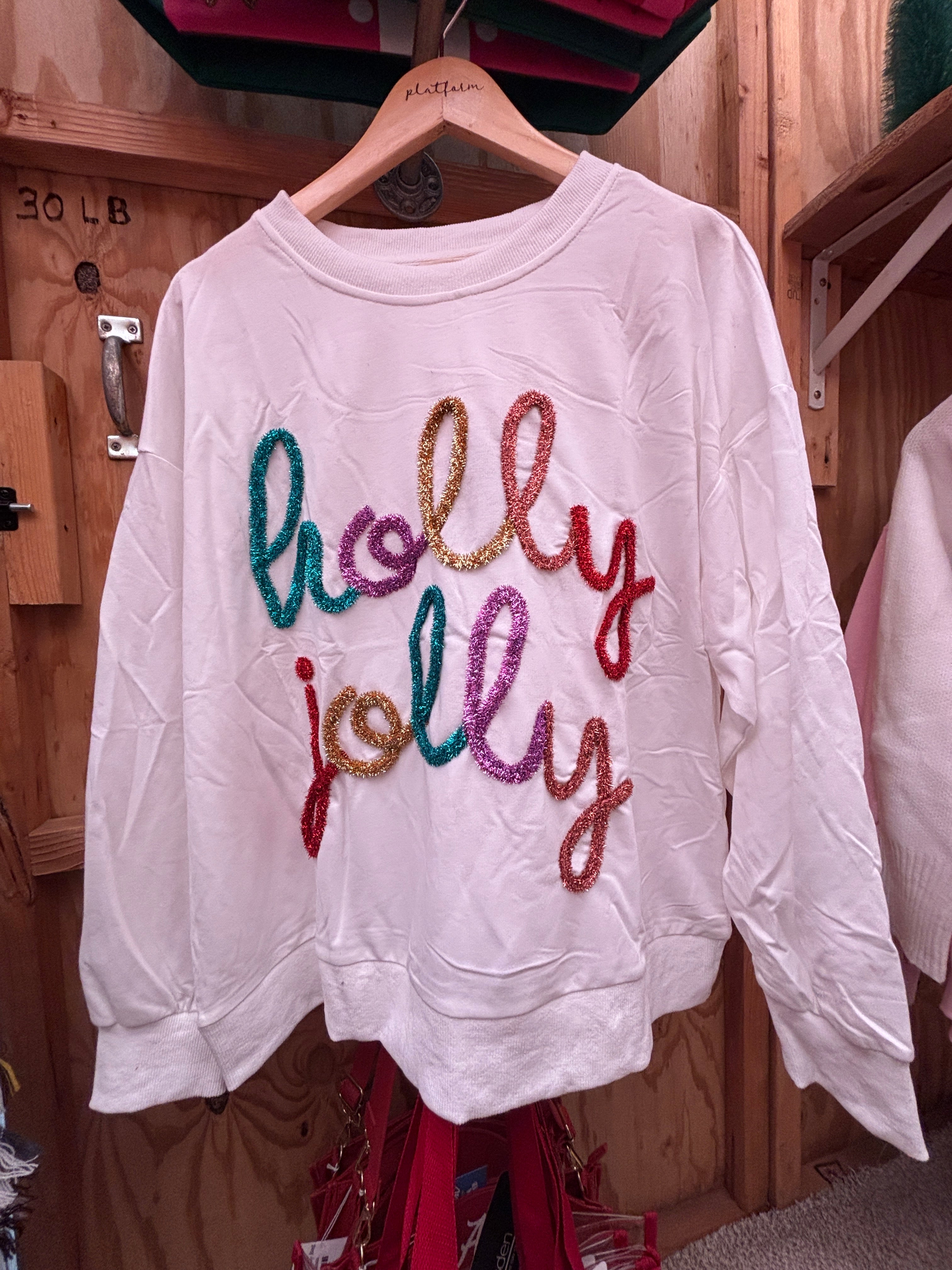 Hut Holly Jolly Sweatshirt
